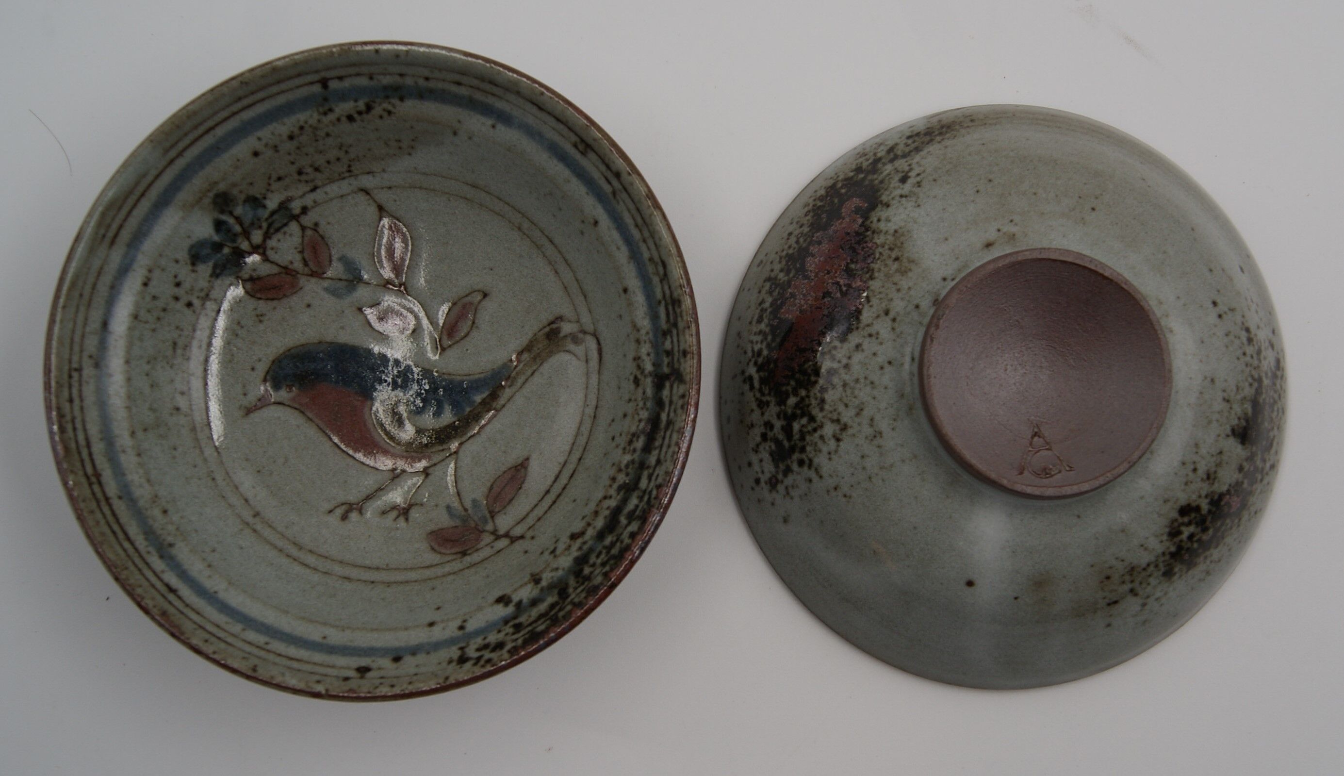 Duo cut sandstone birds ATCH vintage