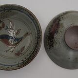 Duo cut sandstone birds ATCH vintage