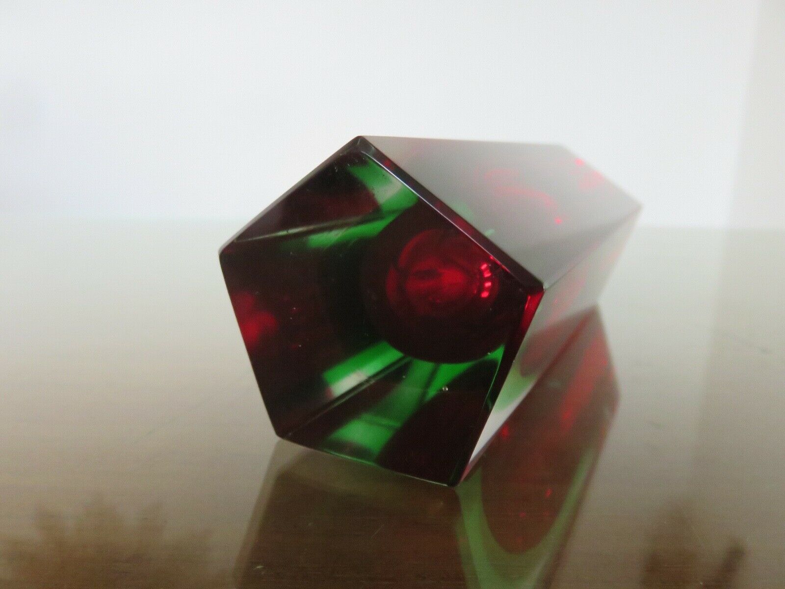 Vase Sommerso Murano design Luigi Mandruzzatto 60s