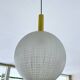 Large vintage glass ball pendant light, 60s