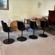 Set de 4 chaises MDF ITALIA modèle  FLOW