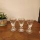 Lot de 3 verres à absinthe