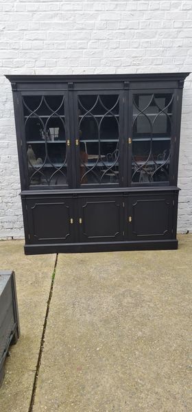 Furniture two body patina black industrial library