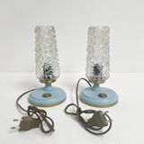 Set of 2 restored Gebr. Mölle night lights, 1960s