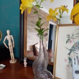 Glass fish vase