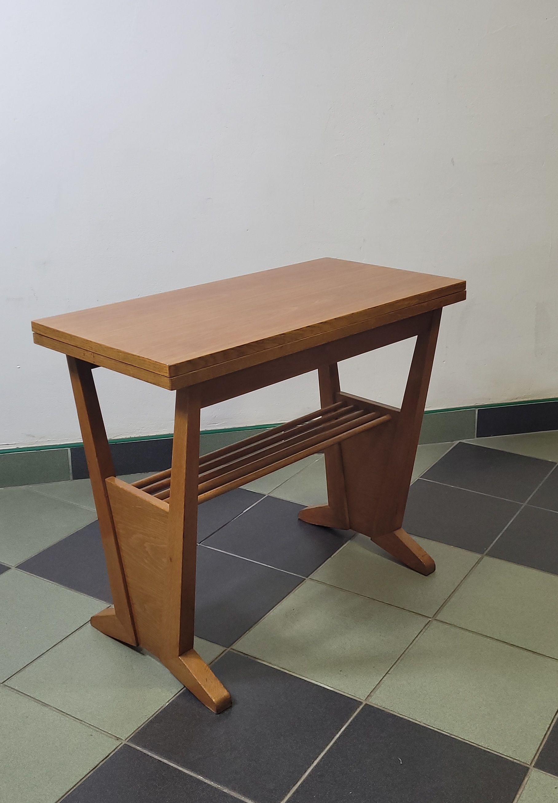 UP Zavody wooden coffee table, Czechoslovakia, 1960s.