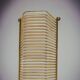 Vintage record holder in golden brass - for 40 vinyls