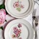 Flat plates mismatched in golden edges