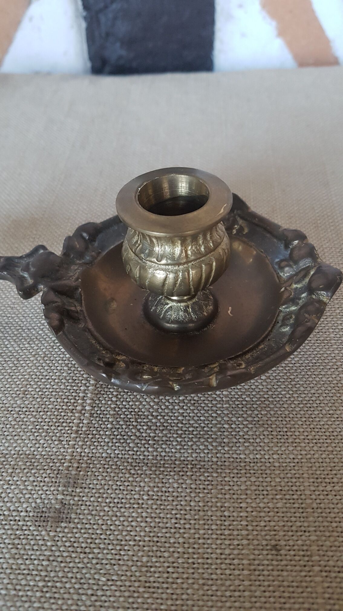 Candlestick candlestick bronze