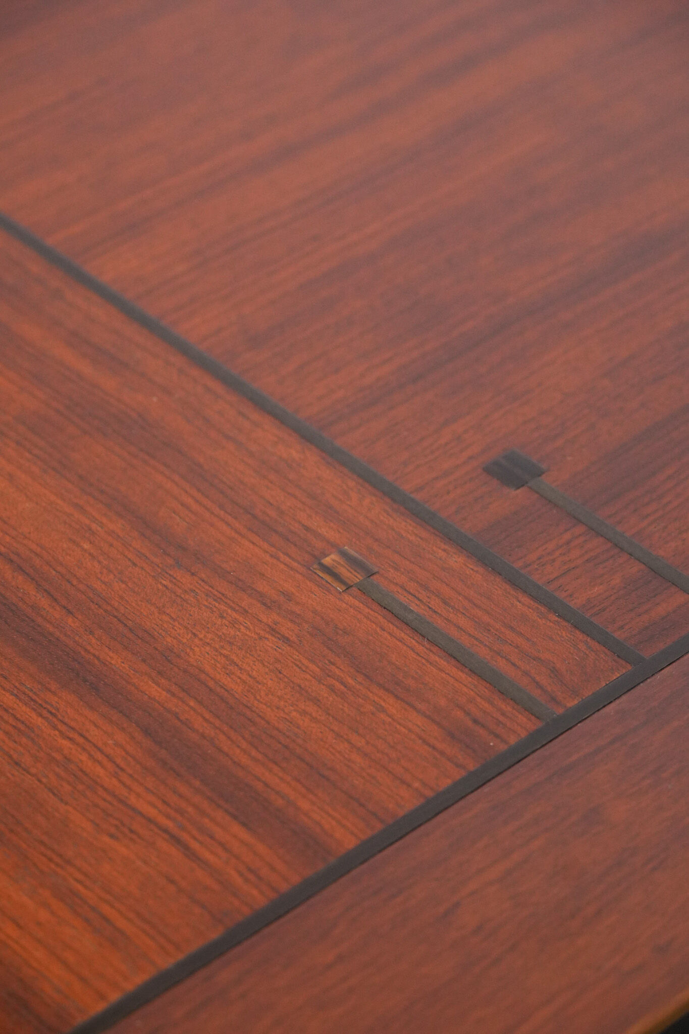 Beautiful and large square Art Deco coffee table