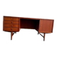 Bureau vintage en teck : double face