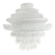 Rare and Sculptural Contemporary Italian Suspension in Light White - Chandelier