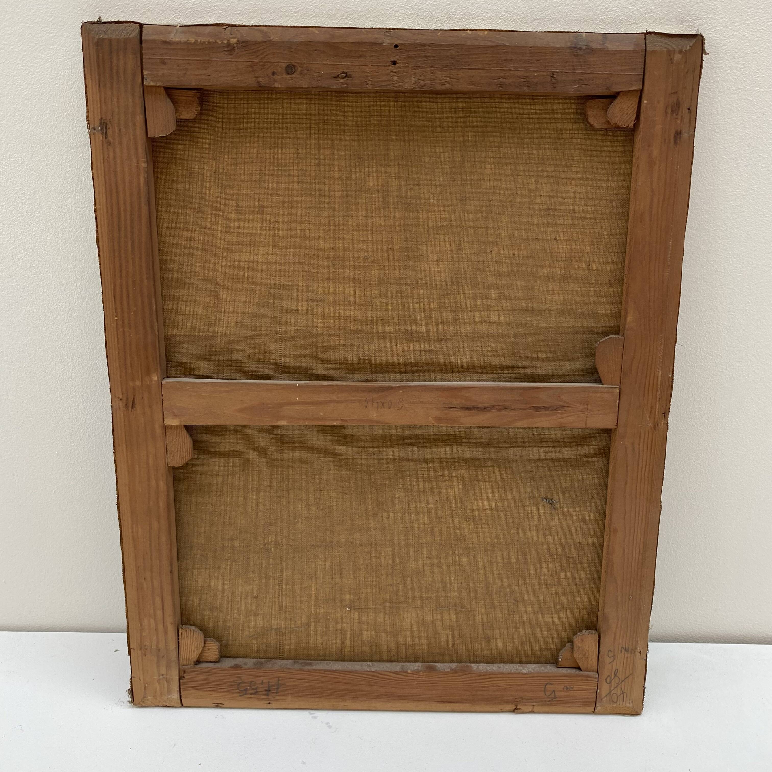 Old oil on canvas still life