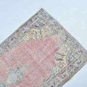 Tapis de sol vintage turc orange sku 3336