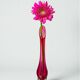 Italian pink Sommerso soliflore vase by Seguso, Murano, 1970s