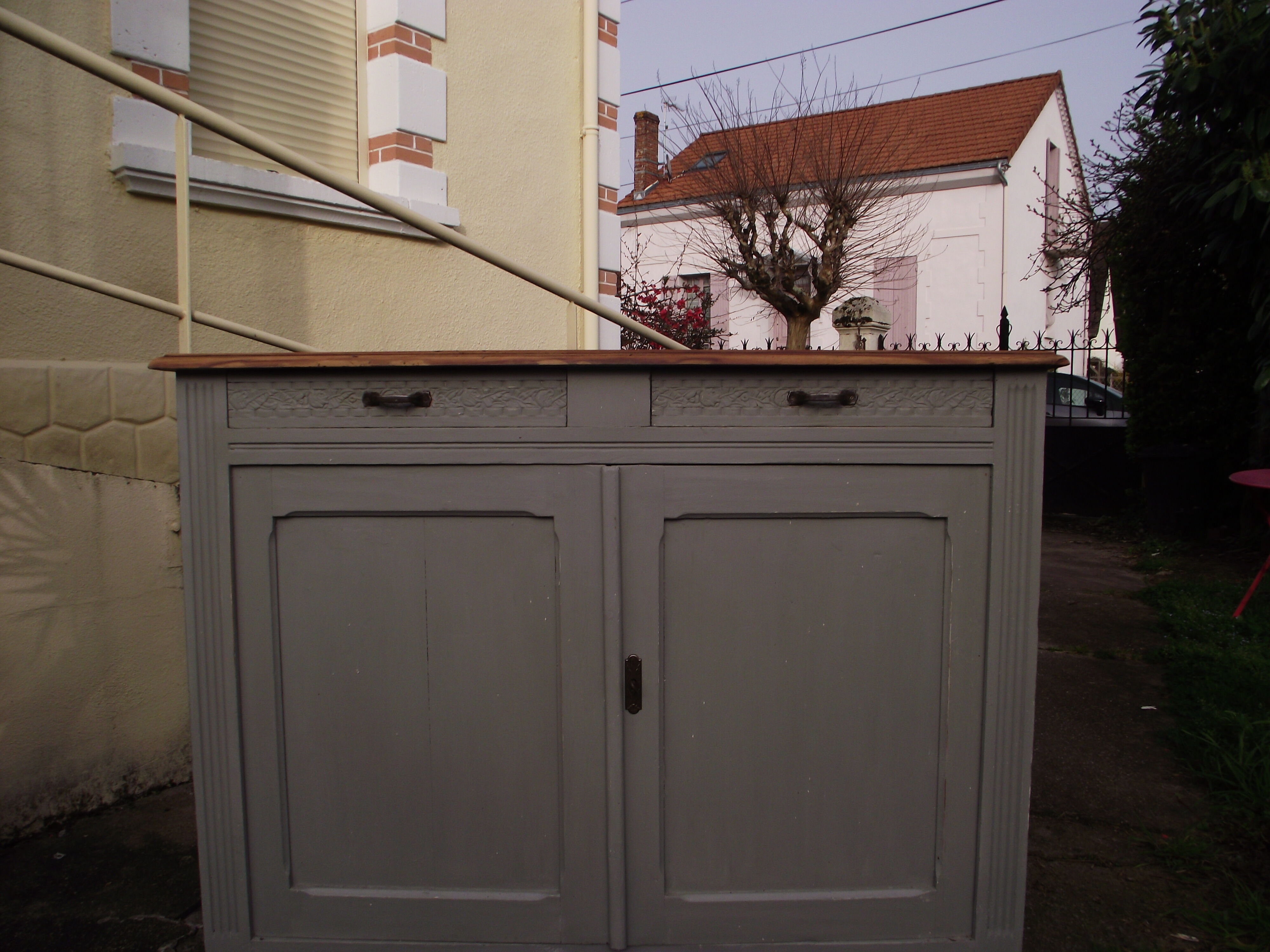 Parisian buffet painted art deco