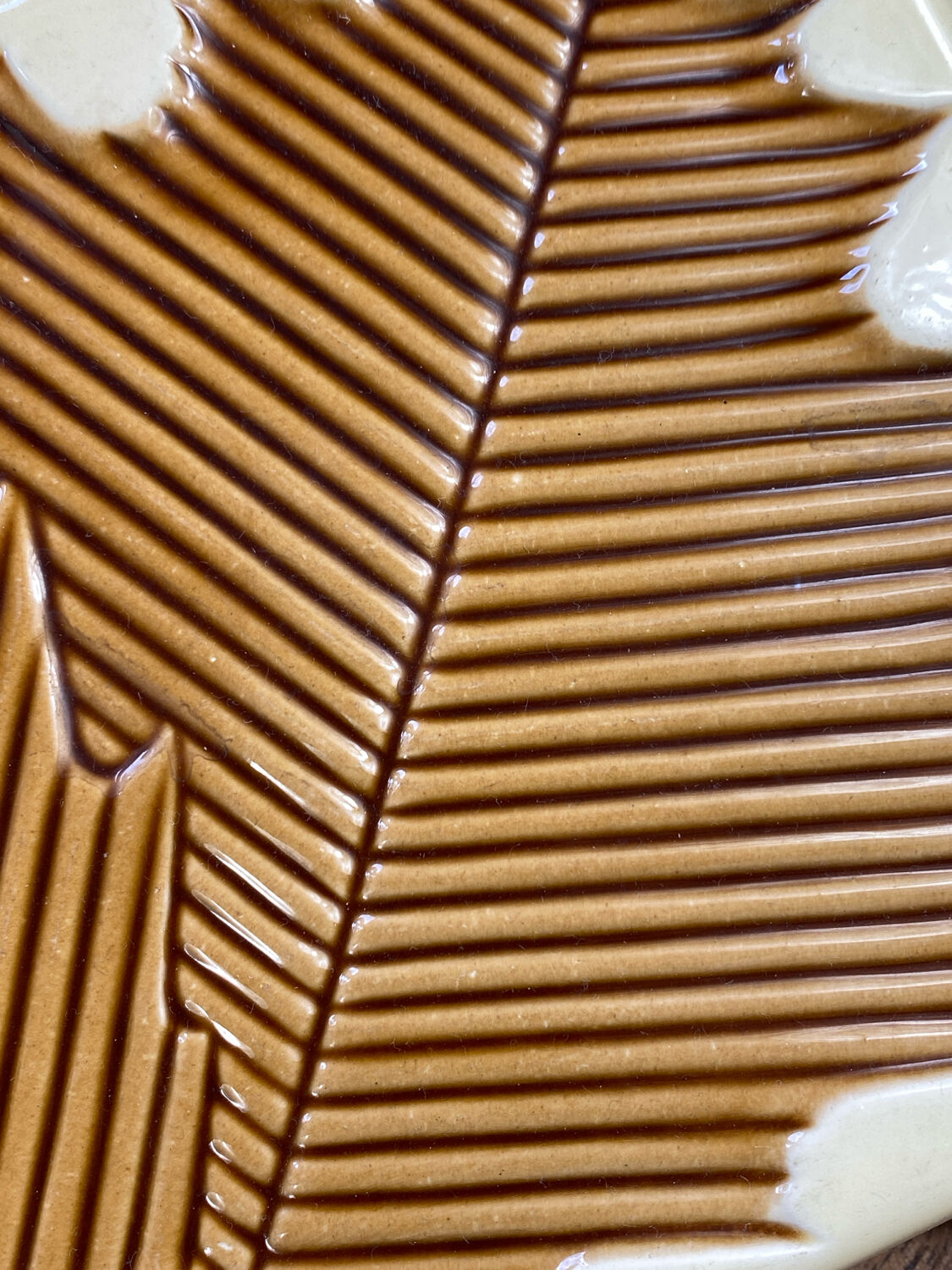 Verceram ceramic tray and butter dish