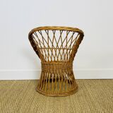 Children's wicker armchair