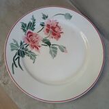 12 antique flat plates + HBCM soup tureen