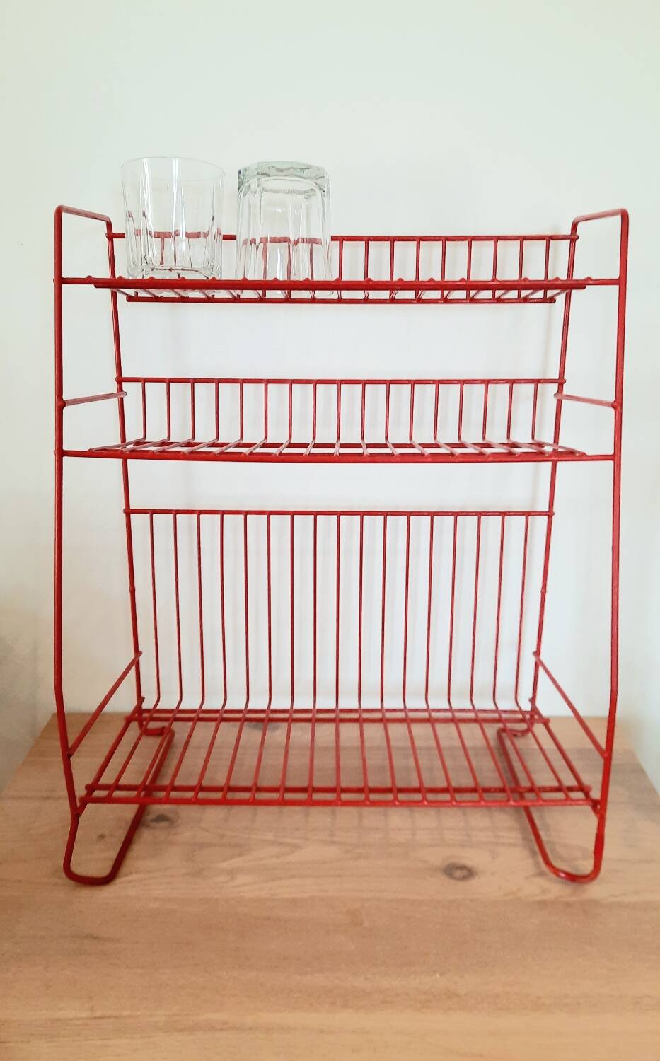 Vintage metal shelf