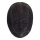 Wooden mask of the Baoulé ethnic group from Ivory Coast. African mask