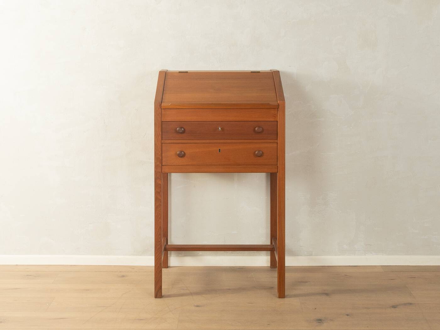 Classic standing desk from the 1960s, teak veneer, Denmark