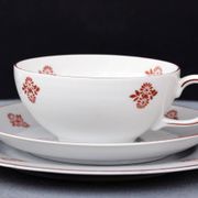 Vintage Volkstedt Germany Porcelain Tea & Caffee Set with Creamer and Sugar