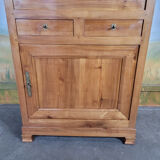 Standing Louis Philippe man in cherry wood