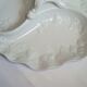 Flat compartmentalized philippe deshoulières porcelain white patterns in relief