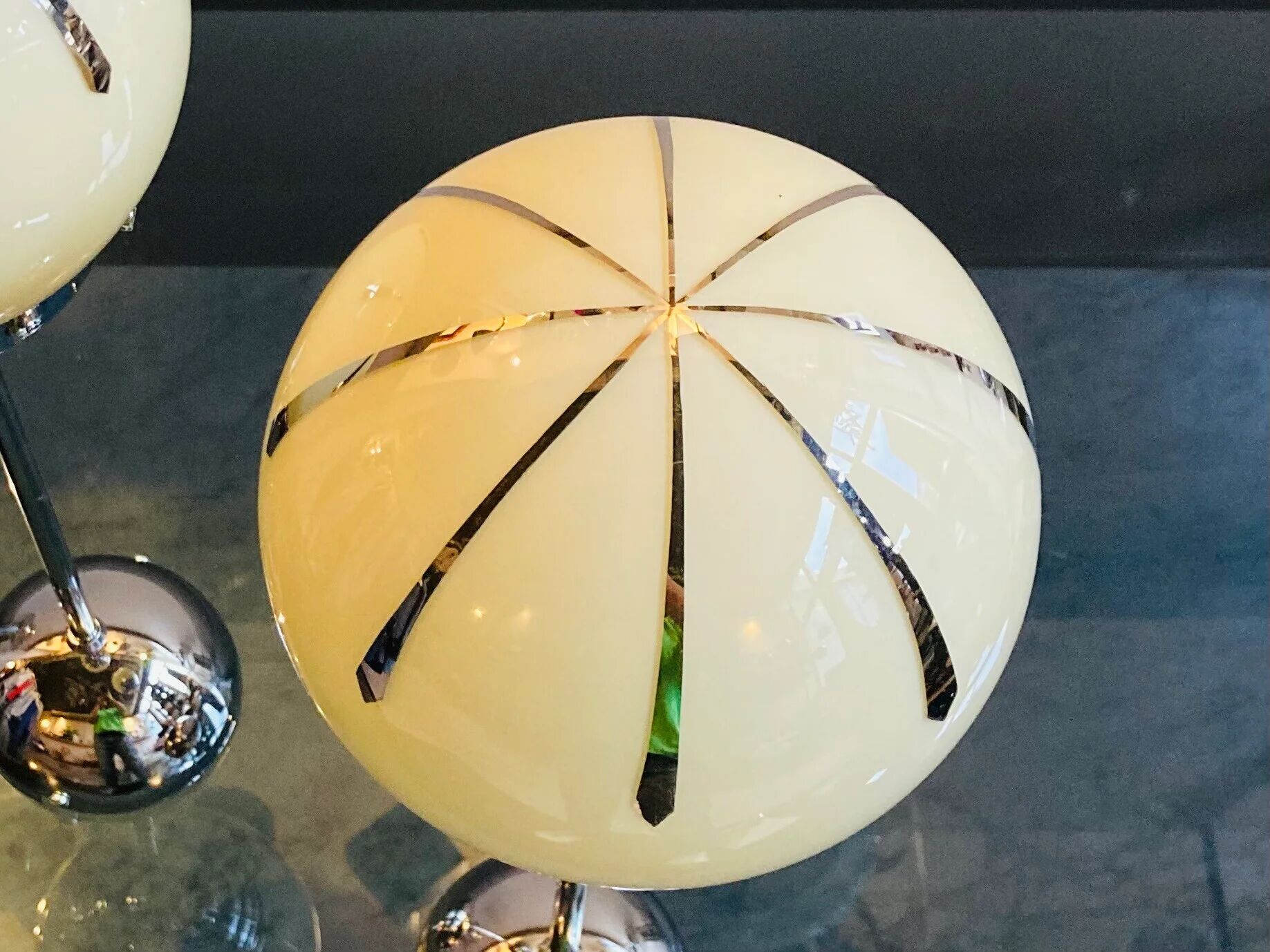 Art deco pendant lamp set, 1930s