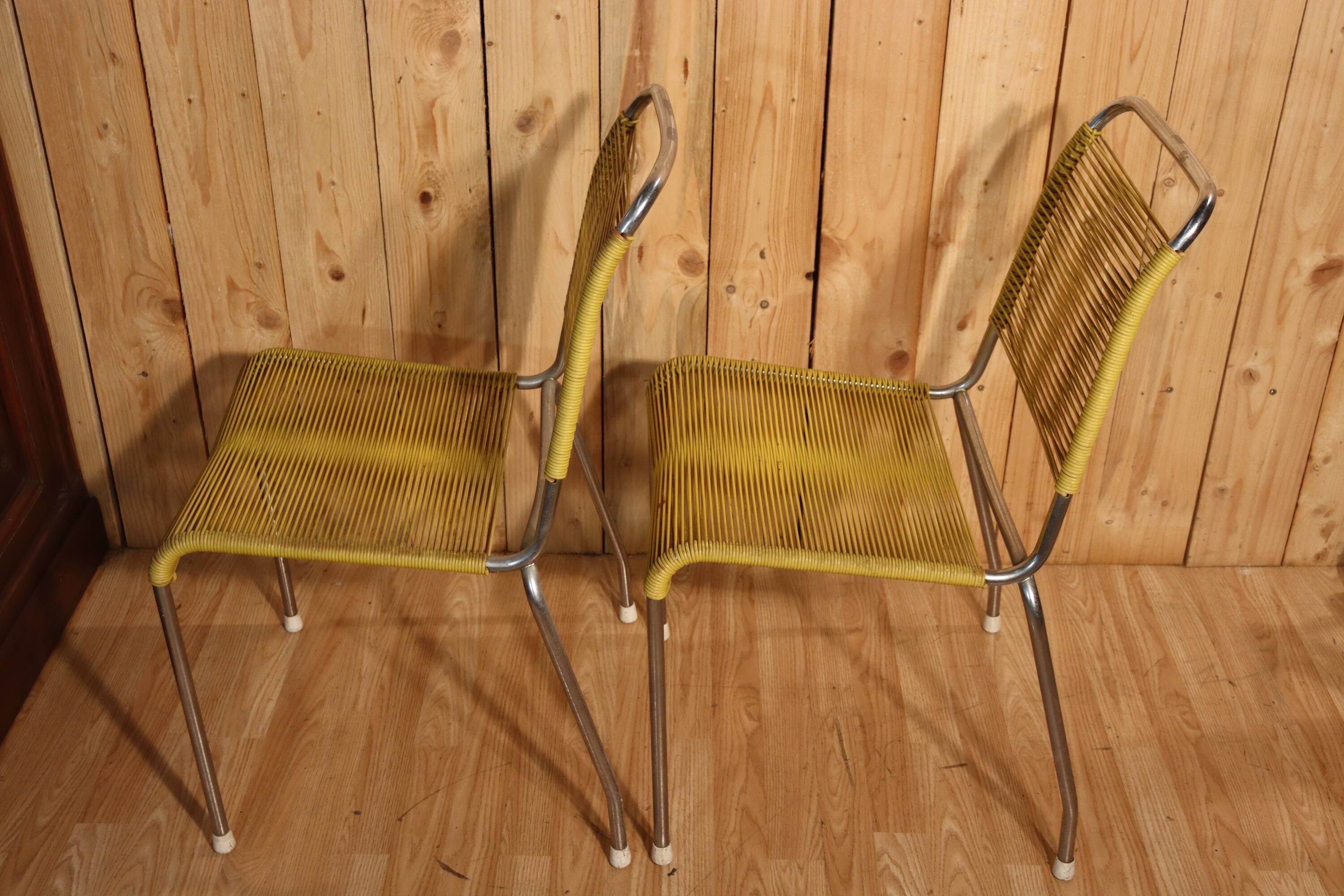 Pair of vintage Altorfer garden chairs