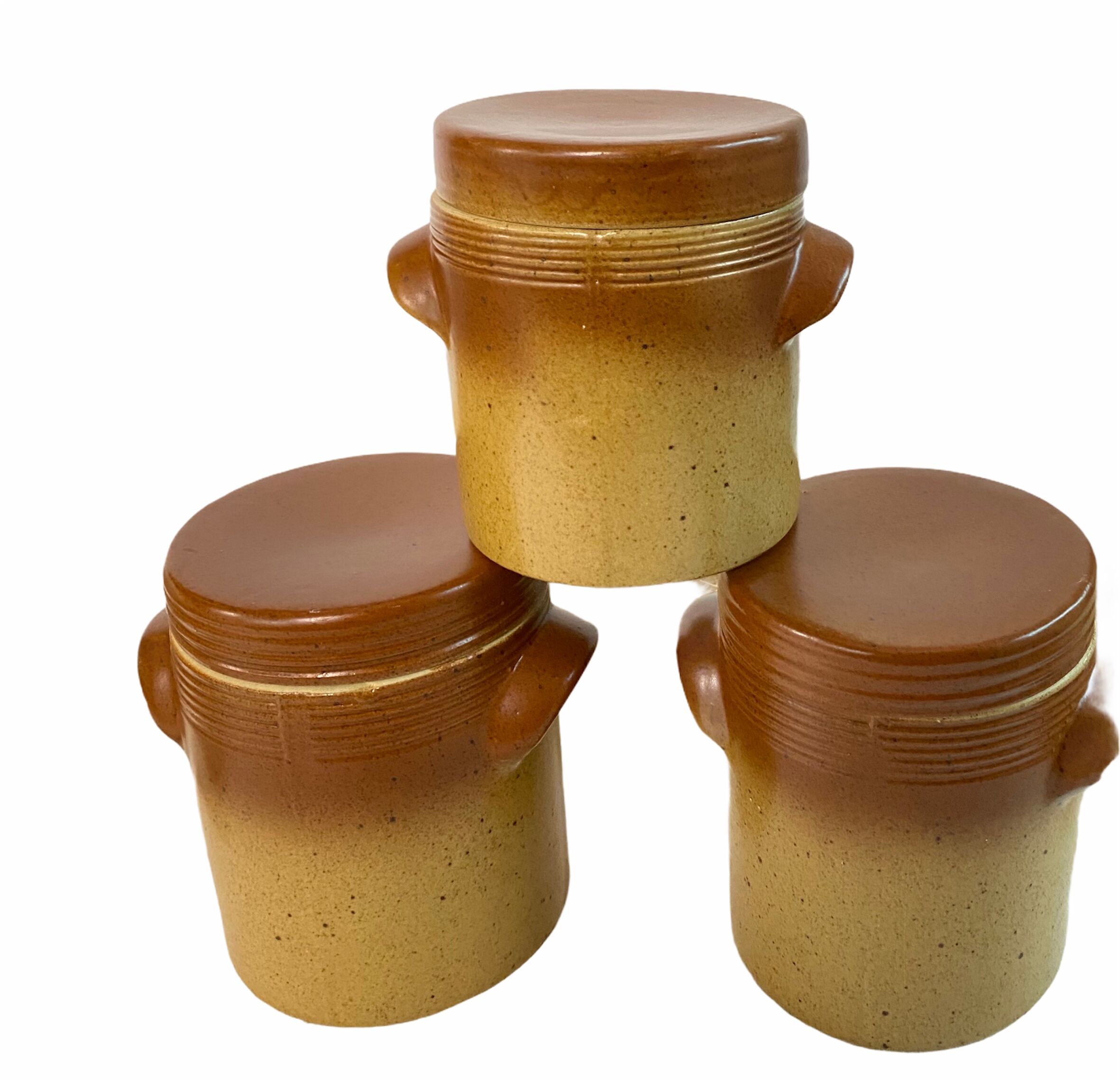 Vintage sandstone pots