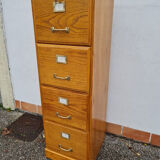 Meuble classeur en chêne des années 60