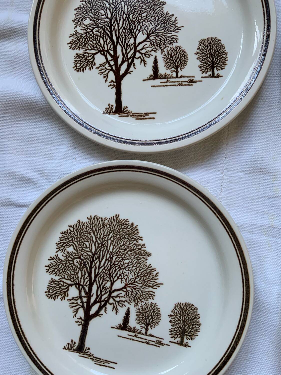 Vintage 70s plates