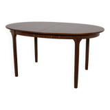 Mid-Century Oval Extendable Teak Dining Table from McIntosh, 1960s