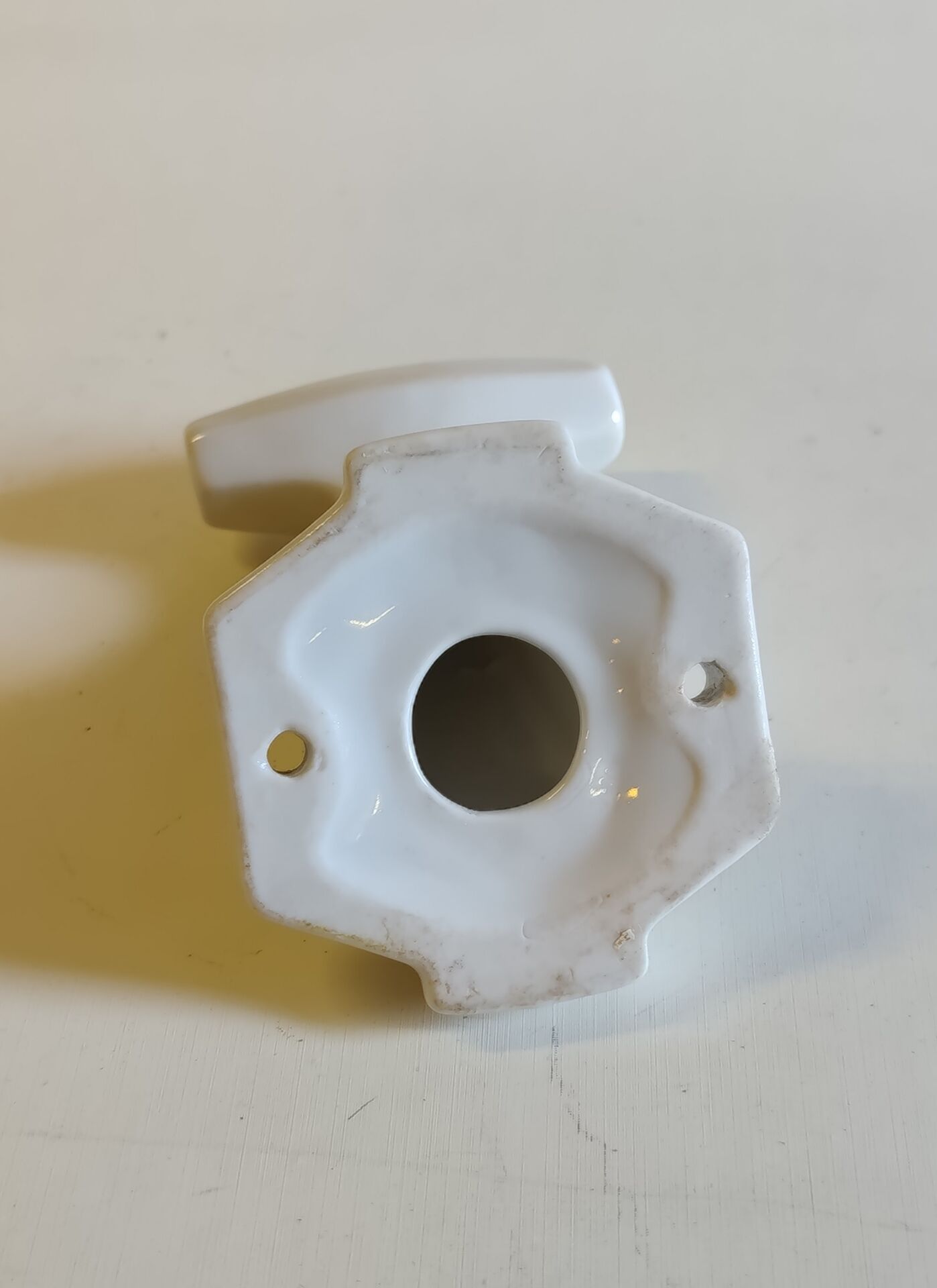 Patère en porcelaine Art-déco - mid.XXeme