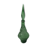 Italian green glass carafe