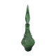 Carafe italienne en verre vert