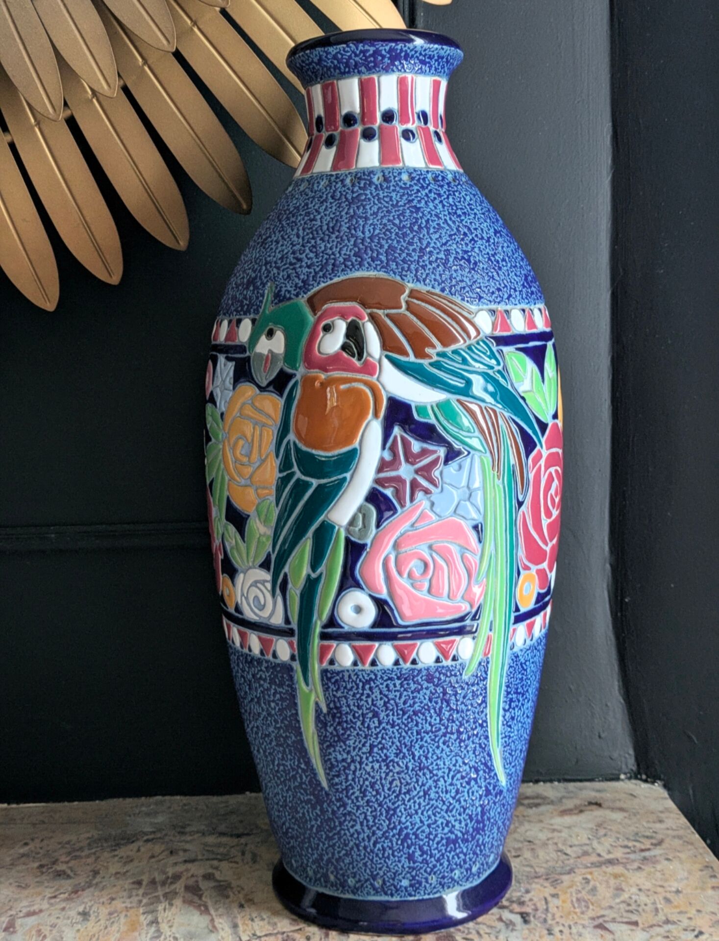 Pair of Art Deco vases