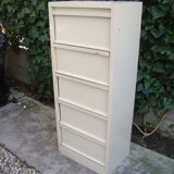 Old clamshell industrial filing board