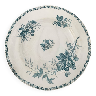 Badonviller serving plate blackberry decor