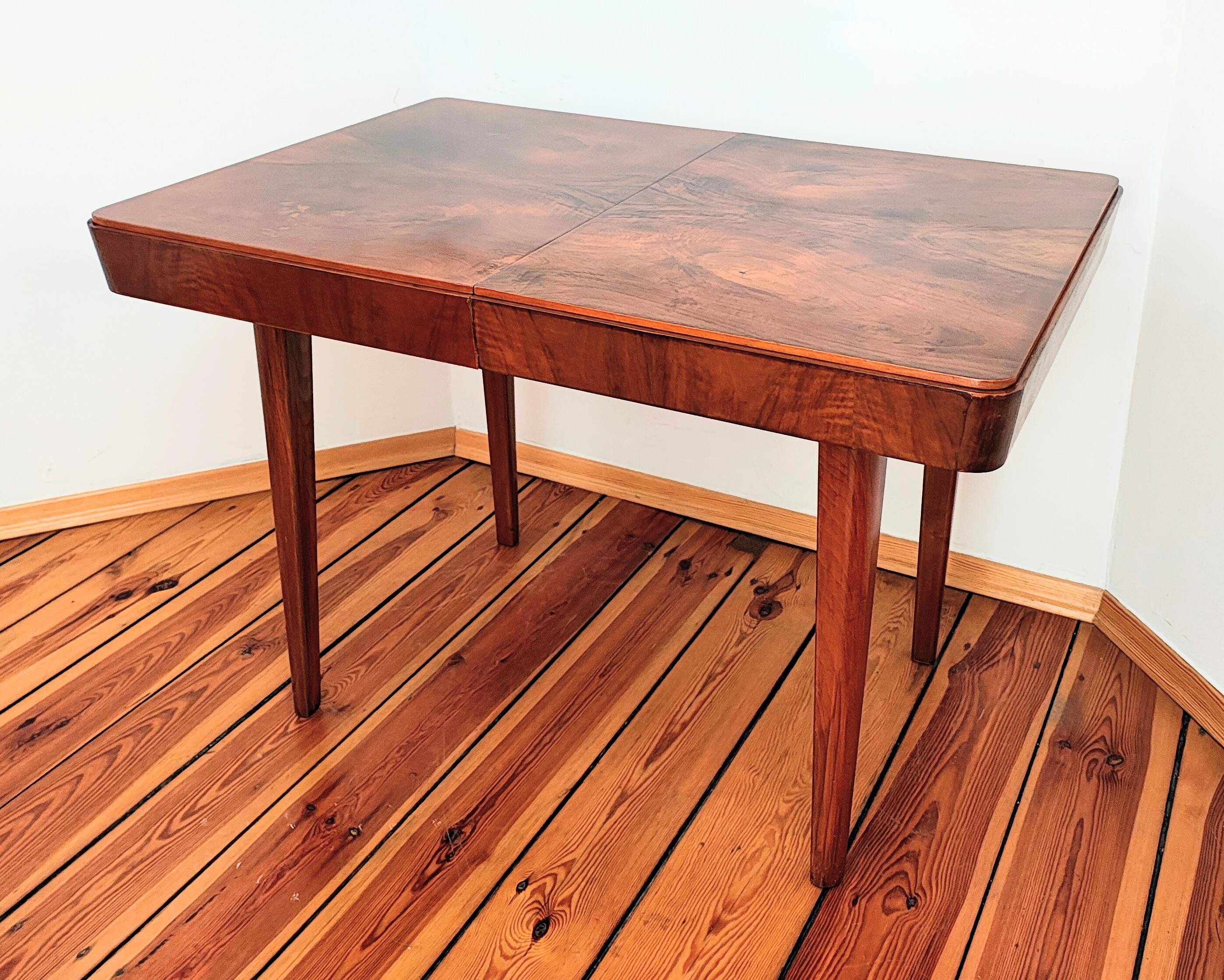 Mid-Century Czech Dining Table by Jindřich Halabala for Up Races, 1950s