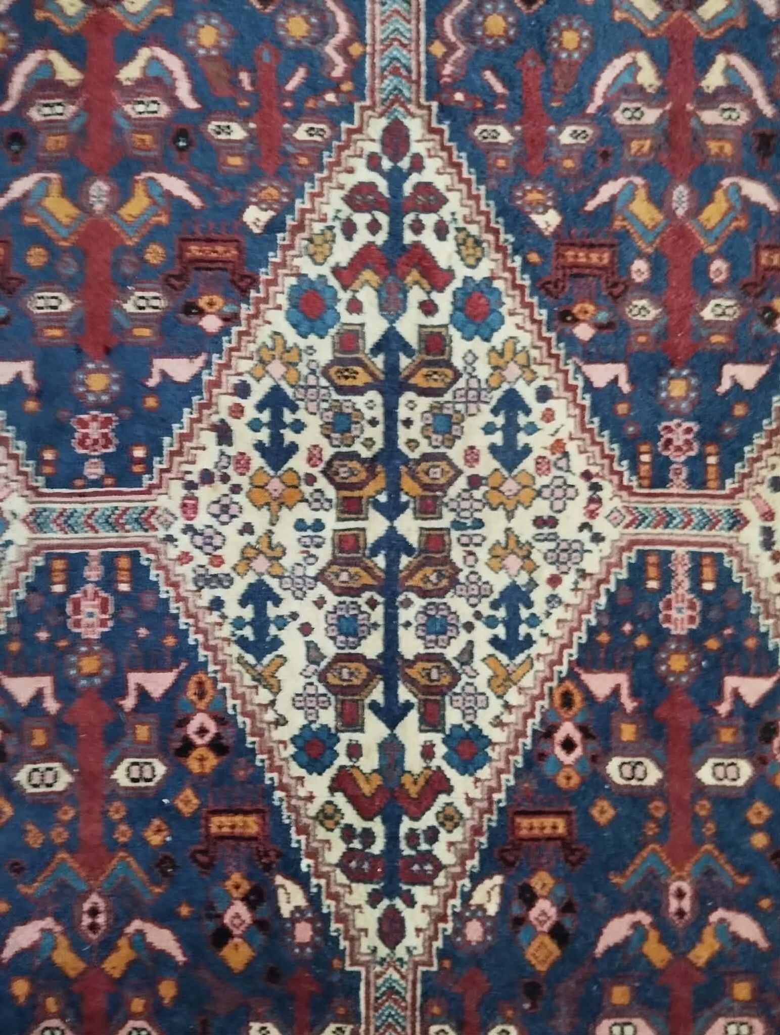 Tapis Persan Abadeh fait main