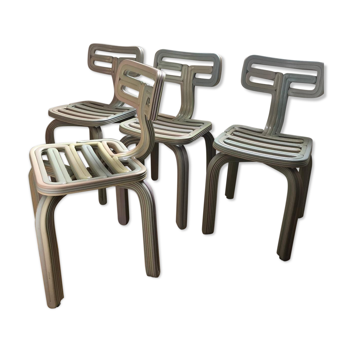 Set of four Chubby Chairs by Dirk Vander Kooij