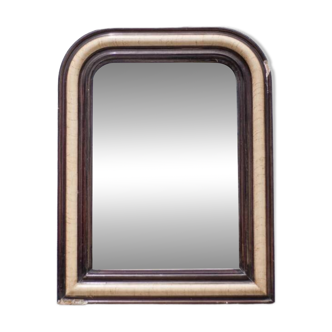 Vintage wall mirror, Napoleon III mirror, wood and stucco mirror, wall mirror, interior decoration