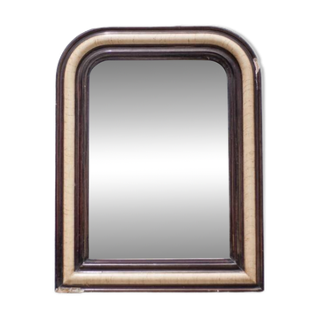 Vintage wall mirror, Napoleon III mirror, wood and stucco mirror, wall mirror, interior decoration