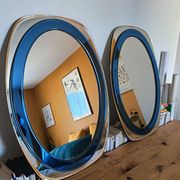 Pair of vintage italian mirrors from the 70s – attributed to cristal art