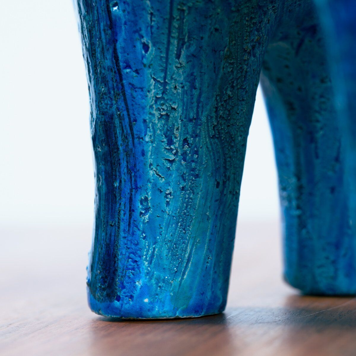 Rimini Blu horse sculpture by Aldo Londi for Bitossi, Italy, 1970s