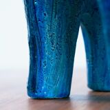 Rimini Blu horse sculpture by Aldo Londi for Bitossi, Italy, 1970s