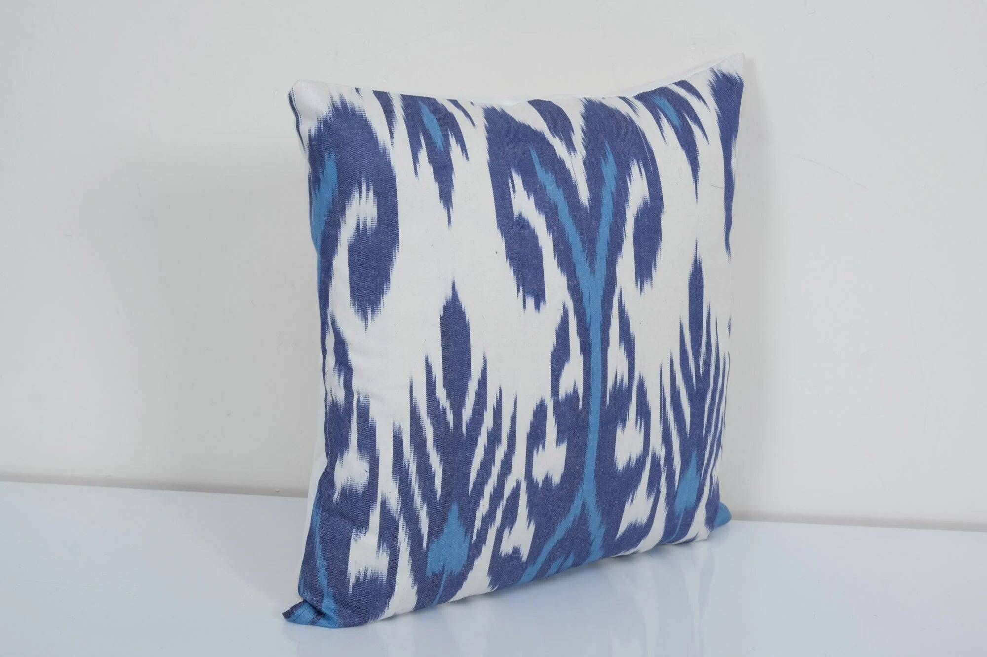 Vintage ikat cushion cover 36x36 cm